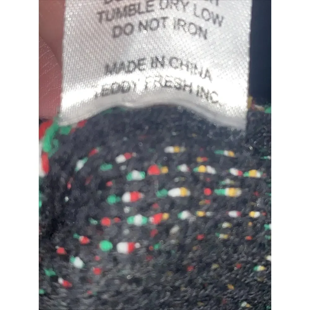 Teddy fresh Sweater Size Small 100% Cotton Stripes